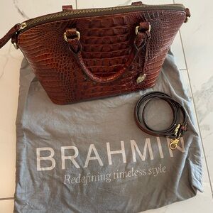Brahmin Medium Duxbury leather satchel purse